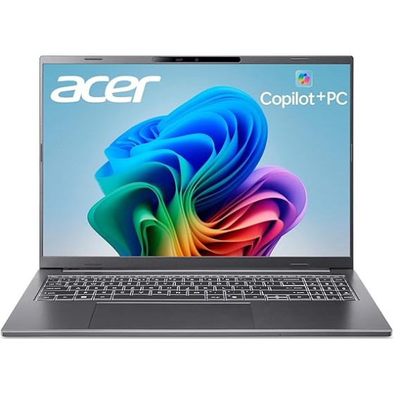 Acer Swift 14 AI Copilot+ PC | 14.5" 2.5K 120Hz Display | Unlock AI Experiences | Snapdragon X Plus 10-Core Processor | 16GB LPDDR5X | 1TB Gen 4 SSD | Wi-Fi 7 | Windows 11 Home | SF14-11-X128