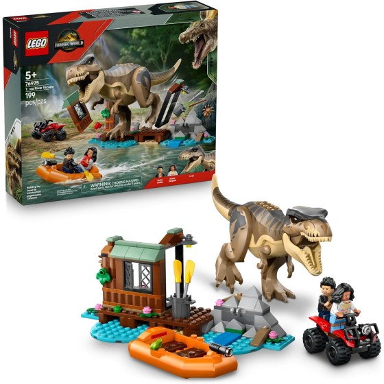 LEGO Jurassic World T. rex River Escape