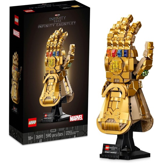 LEGO Marvel Infinity Gauntlet Set 76191 Collectible Thanos Glove with Infinity Stones, Building Set